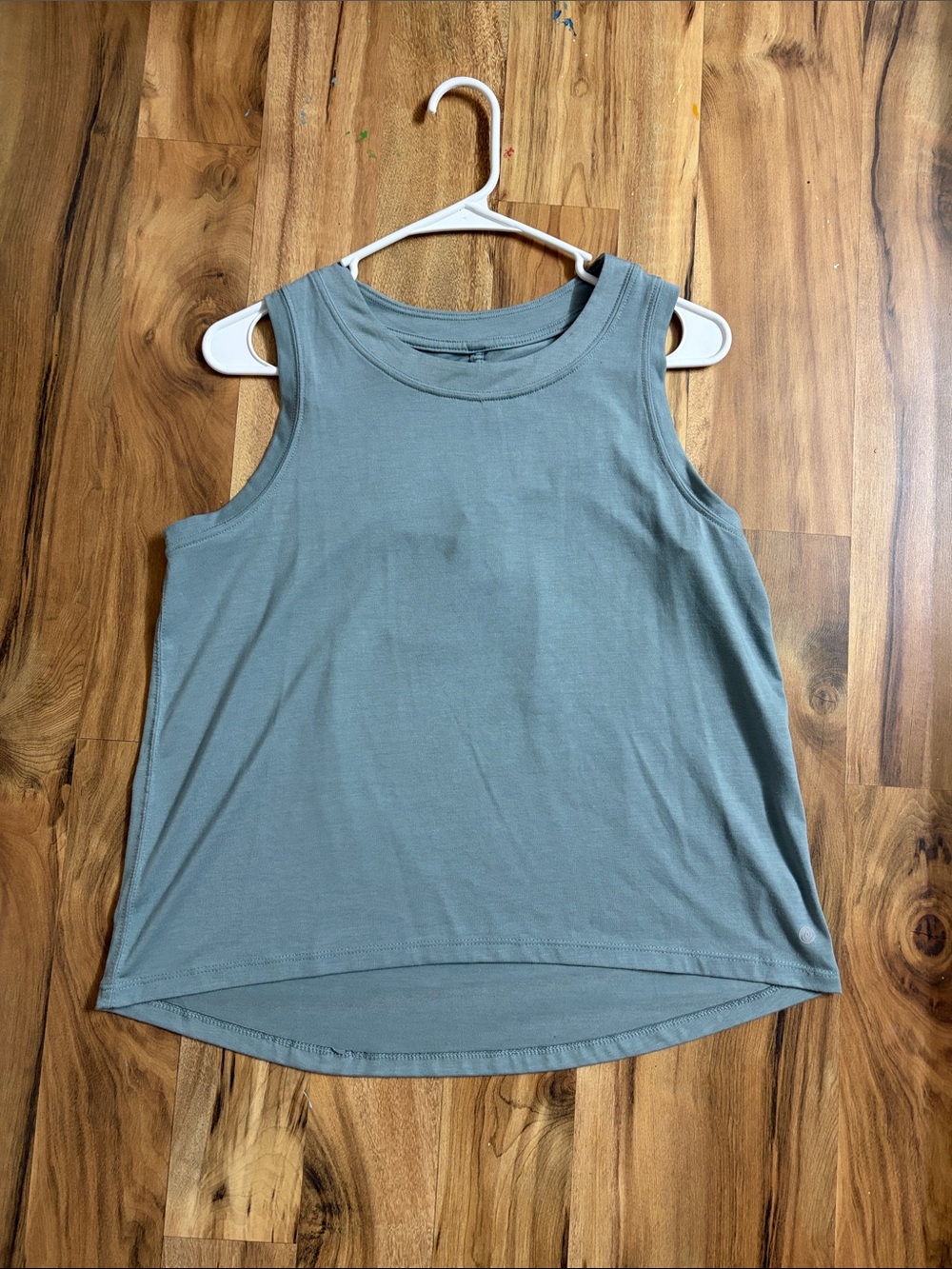 Apana Slate Mint Green Scoop Neck Tank Top